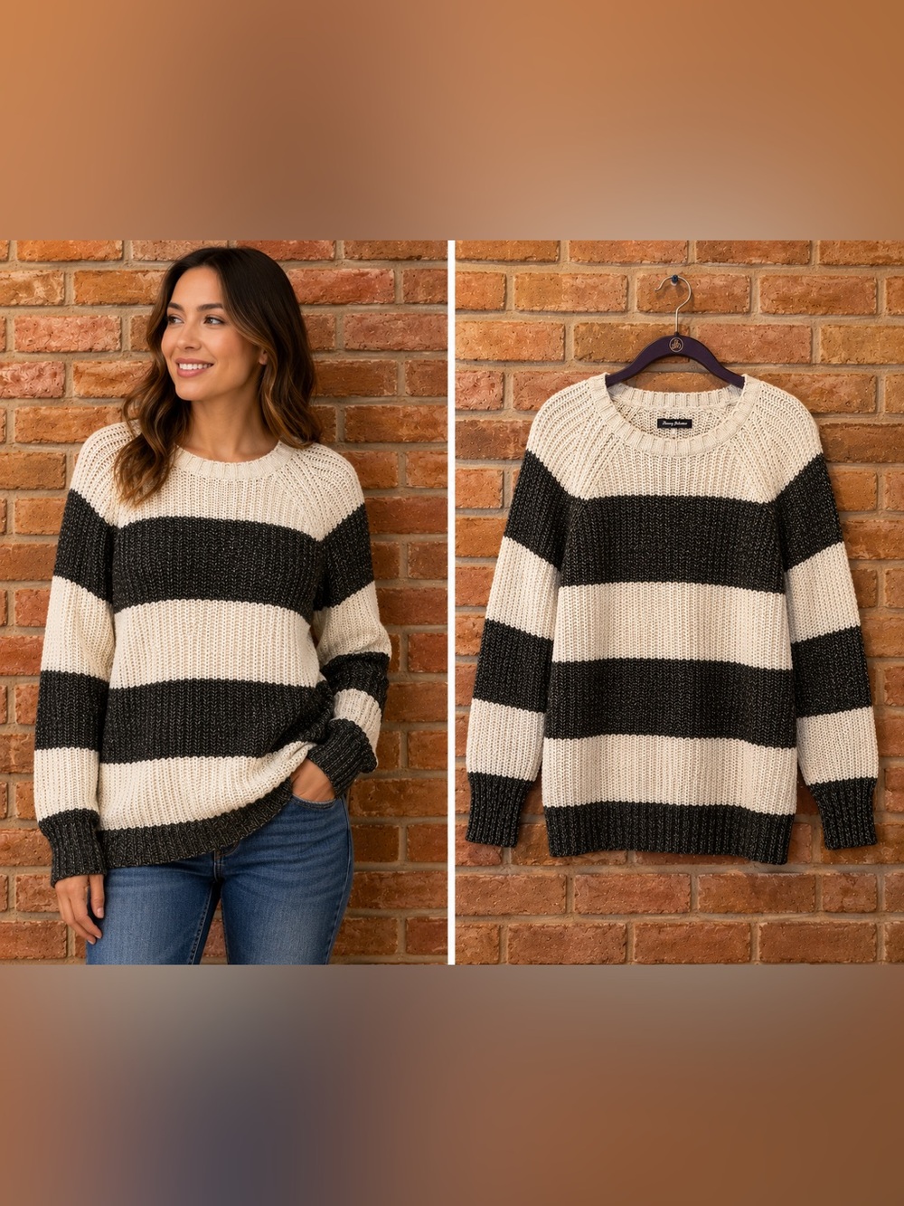 American Eagle Striped Knit Sweater Women’s XXL